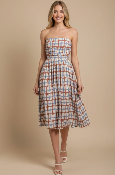 Mystic Dress -- Blue Red