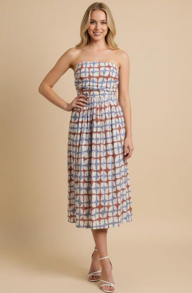 Mystic Dress -- Blue Red