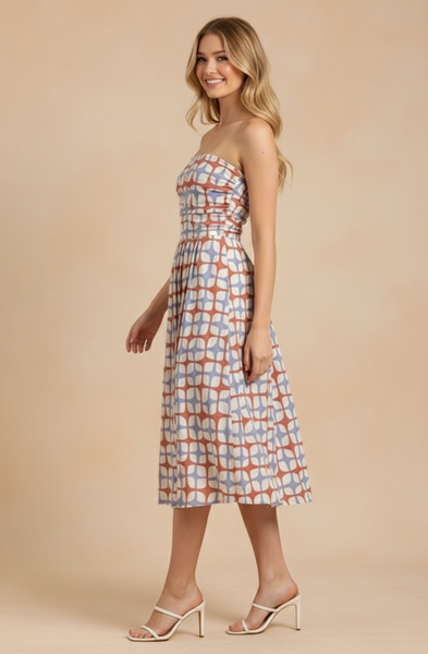 Mystic Dress -- Blue Red