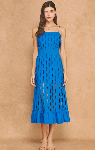 Marina Dress -- Blue