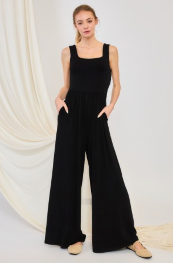 Shara Jumpsuit -- Black