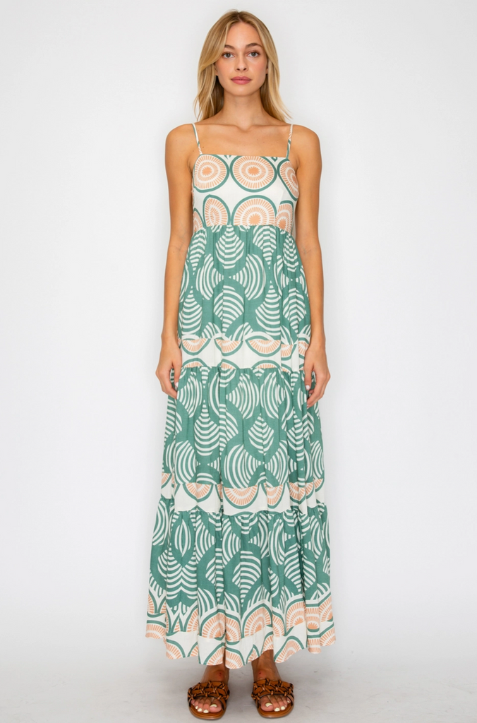Blake Dress -- Olive Shell