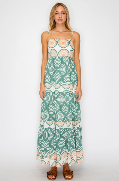 Blake Dress -- Olive Shell