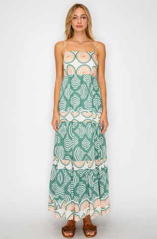 Blake Dress -- Olive Shell