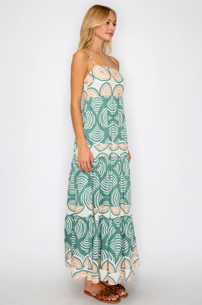 Blake Dress -- Olive Shell