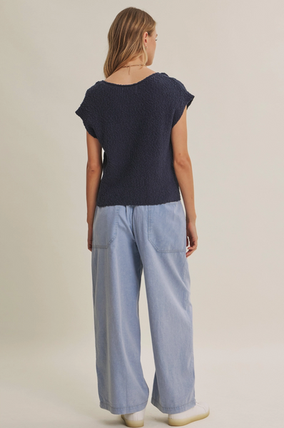 Jenna Top -- Navy