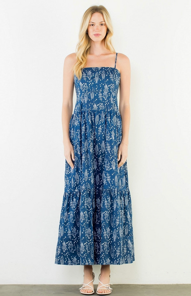 Finny Dress -- Navy