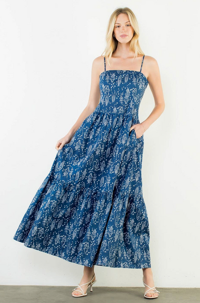 Finny Dress -- Navy