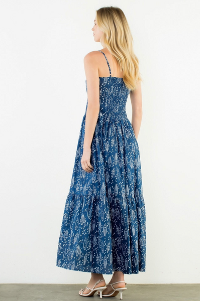 Finny Dress -- Navy