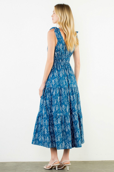 Poseidon Dress -- Navy