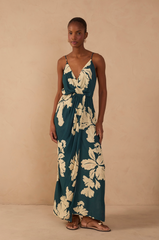 Green Petals Dress