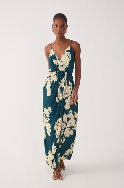Green Petals Dress