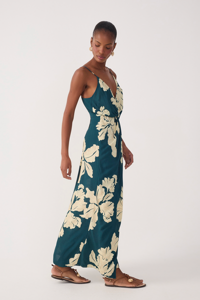 Green Petals Dress