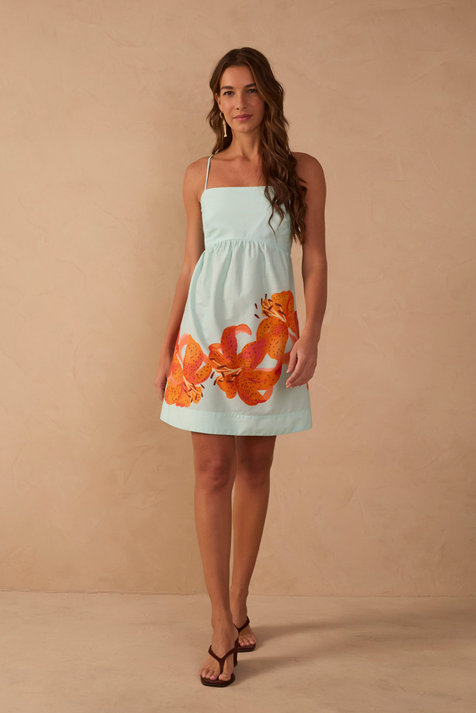 Blue Lily Dress