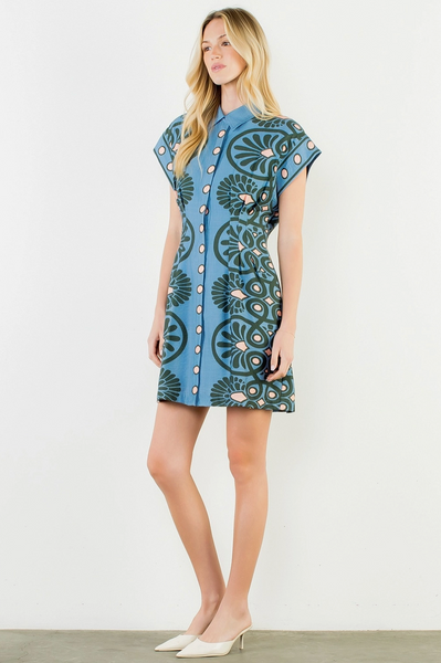 Larissa Dress -- Blue