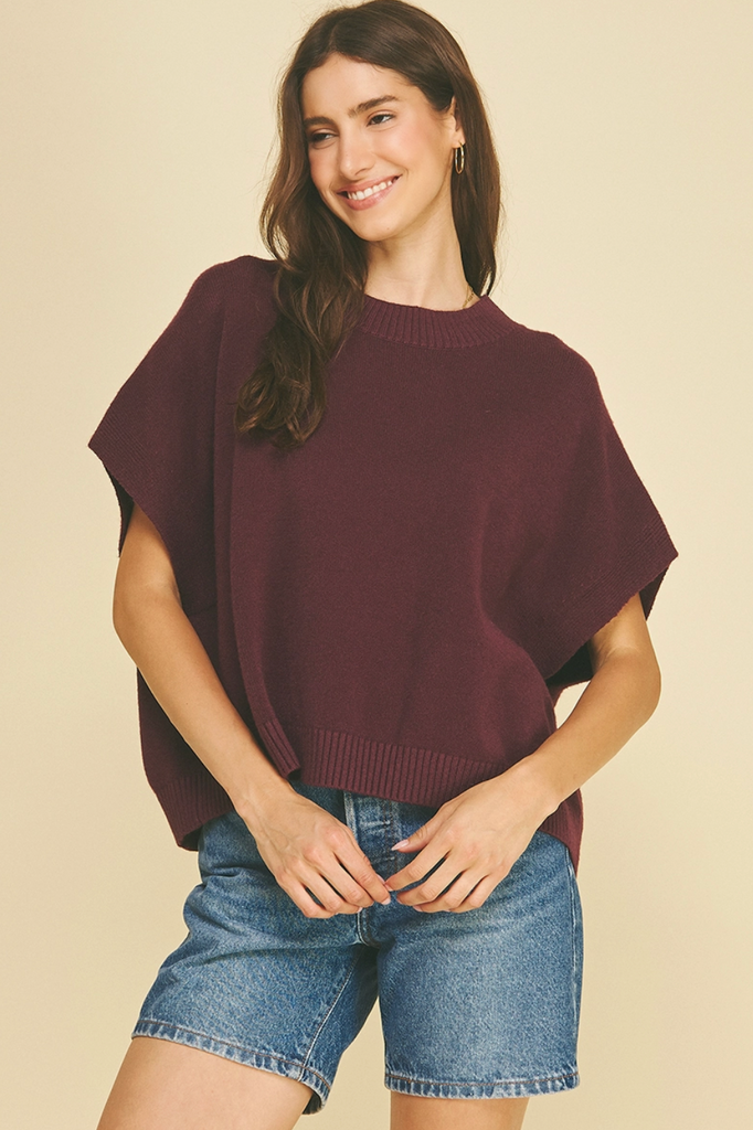 Isla Top -- Burgundy
