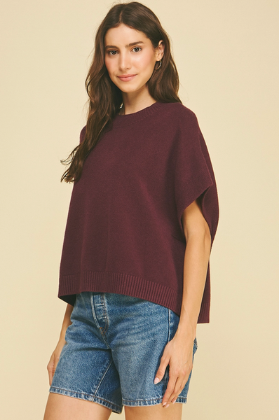 Isla Top -- Burgundy