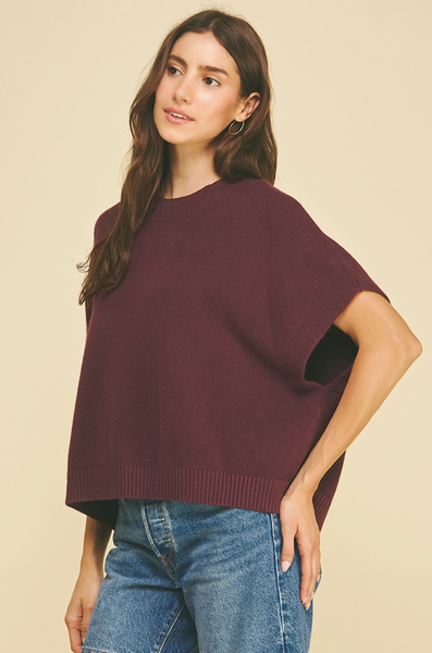 Isla Top -- Burgundy