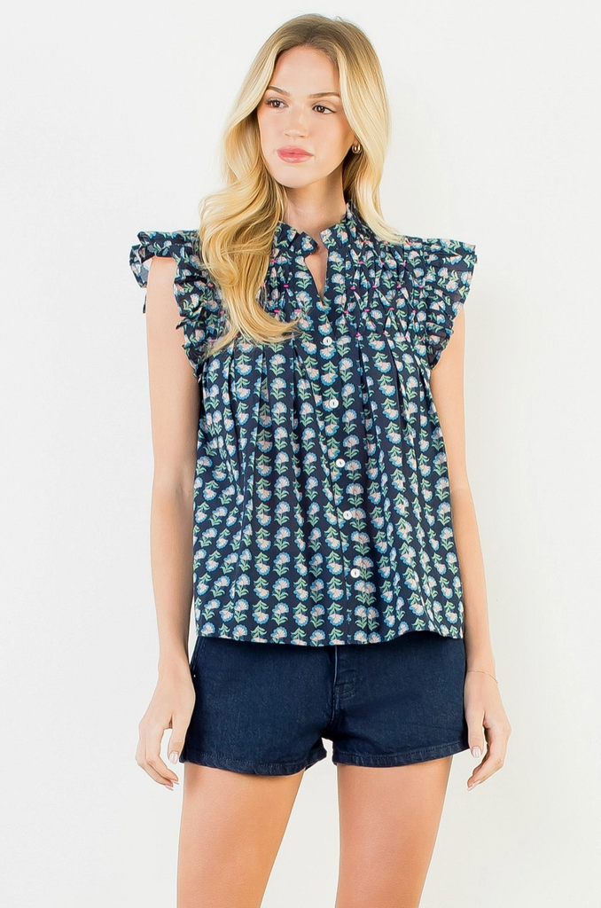 Ellie Top -- Navy