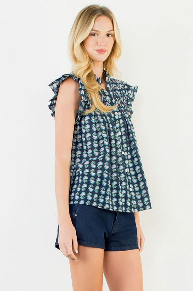 Ellie Top -- Navy