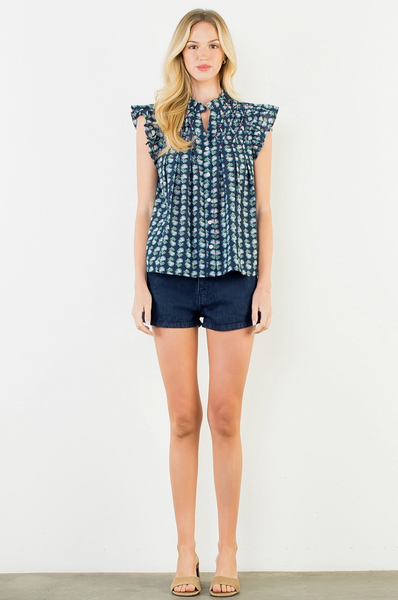 Ellie Top -- Navy