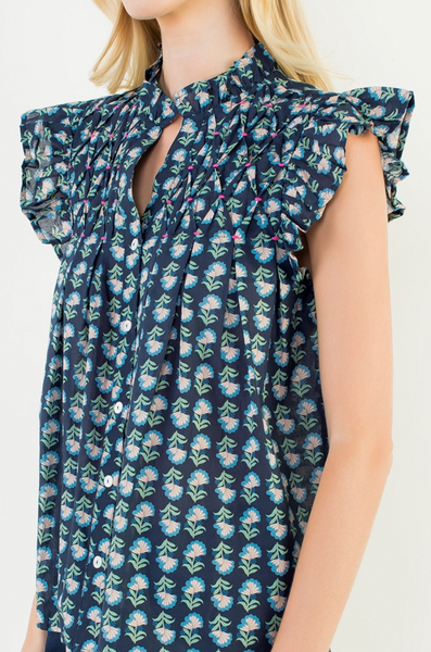 Ellie Top -- Navy