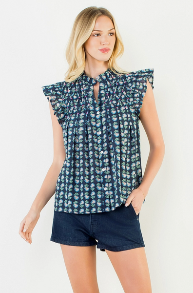 Ellie Top -- Navy