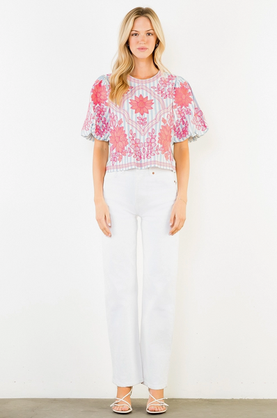 Joanna Top -- Light Blue