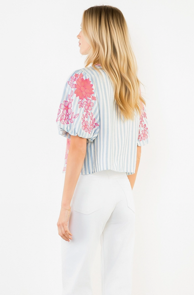 Joanna Top -- Light Blue