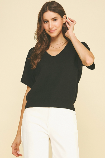 Rita Top -- Black