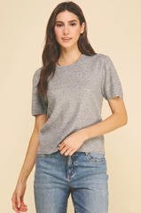 Nikki Top -- Heather Gray