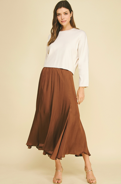 Rosie Skirt -- Chocolate