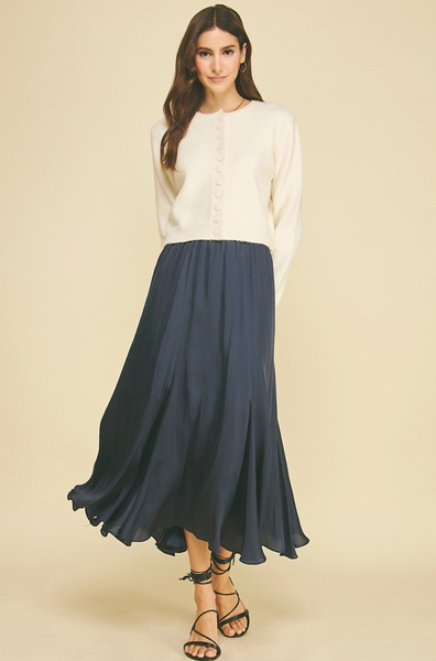 Rosie Skirt -- Navy