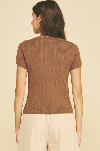 Adelaide Top -- Brown