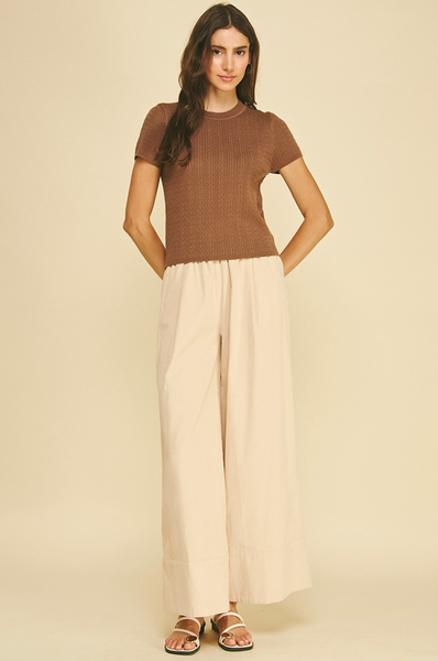 Adelaide Top -- Brown
