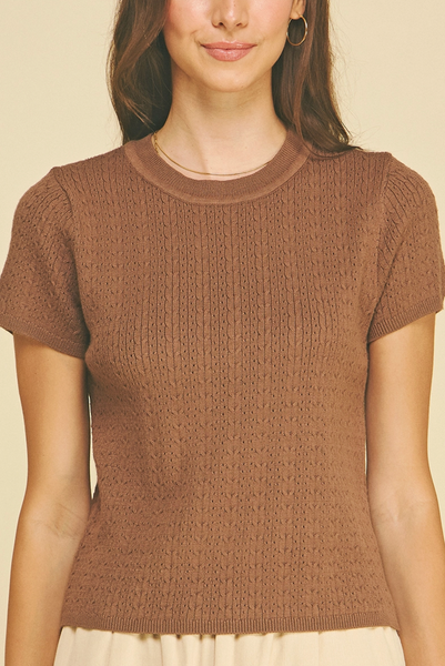 Adelaide Top -- Brown