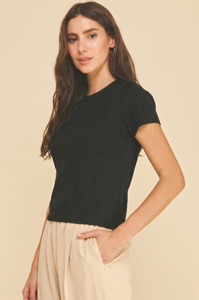 Adelaide Top -- Black
