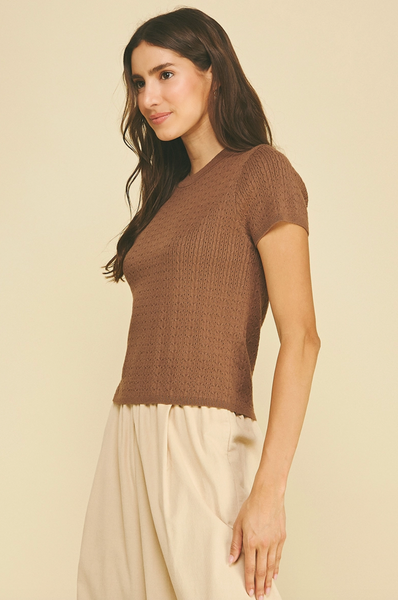 Adelaide Top -- Brown