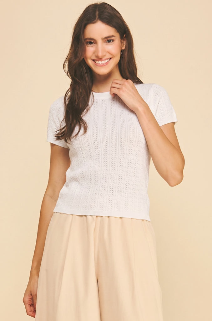 Adelaide Top -- Off White