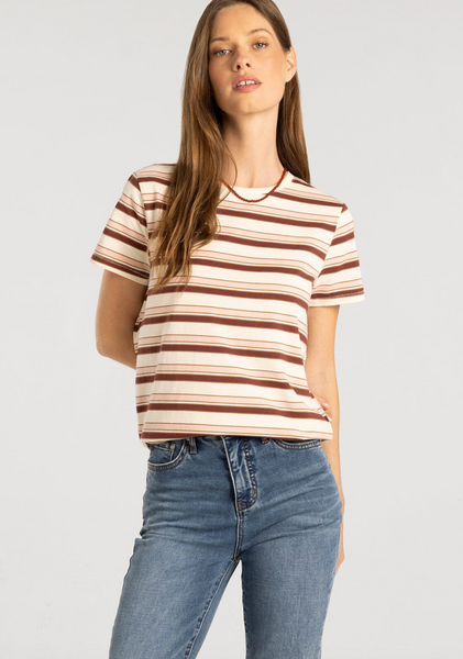 Asher Tee -- Pink Burgundy
