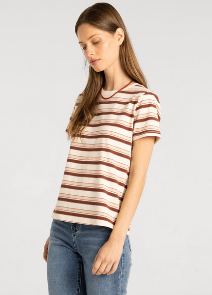 Asher Tee -- Pink Burgundy