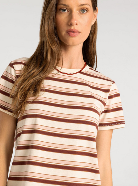 Asher Tee -- Pink Burgundy