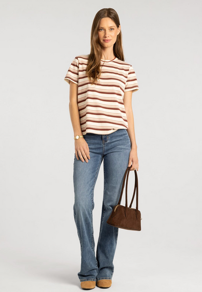 Asher Tee -- Pink Burgundy