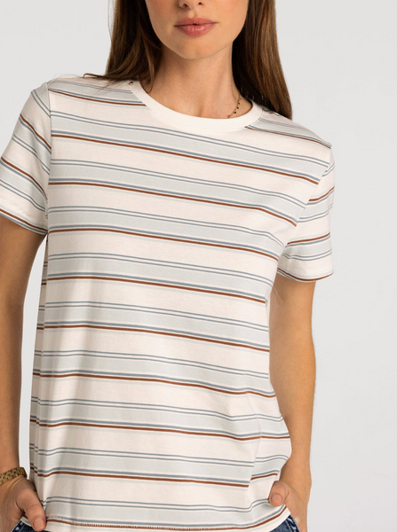 Asher Tee -- Baby Blue Stripe