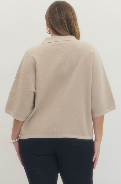 Megan Top -- Stone