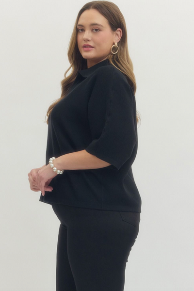 Megan Top -- Black