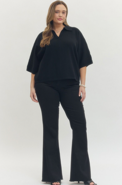 Megan Top -- Black