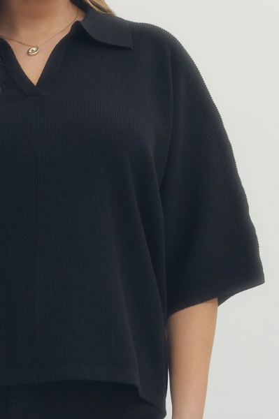 Megan Top -- Black