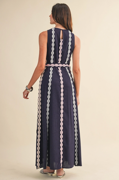 Sierra Dress -- Navy