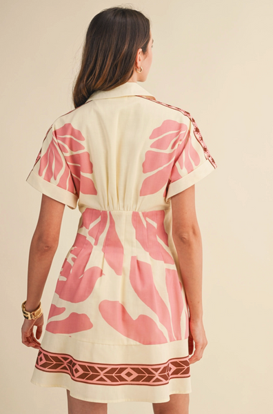Oasis Dress -- Custard